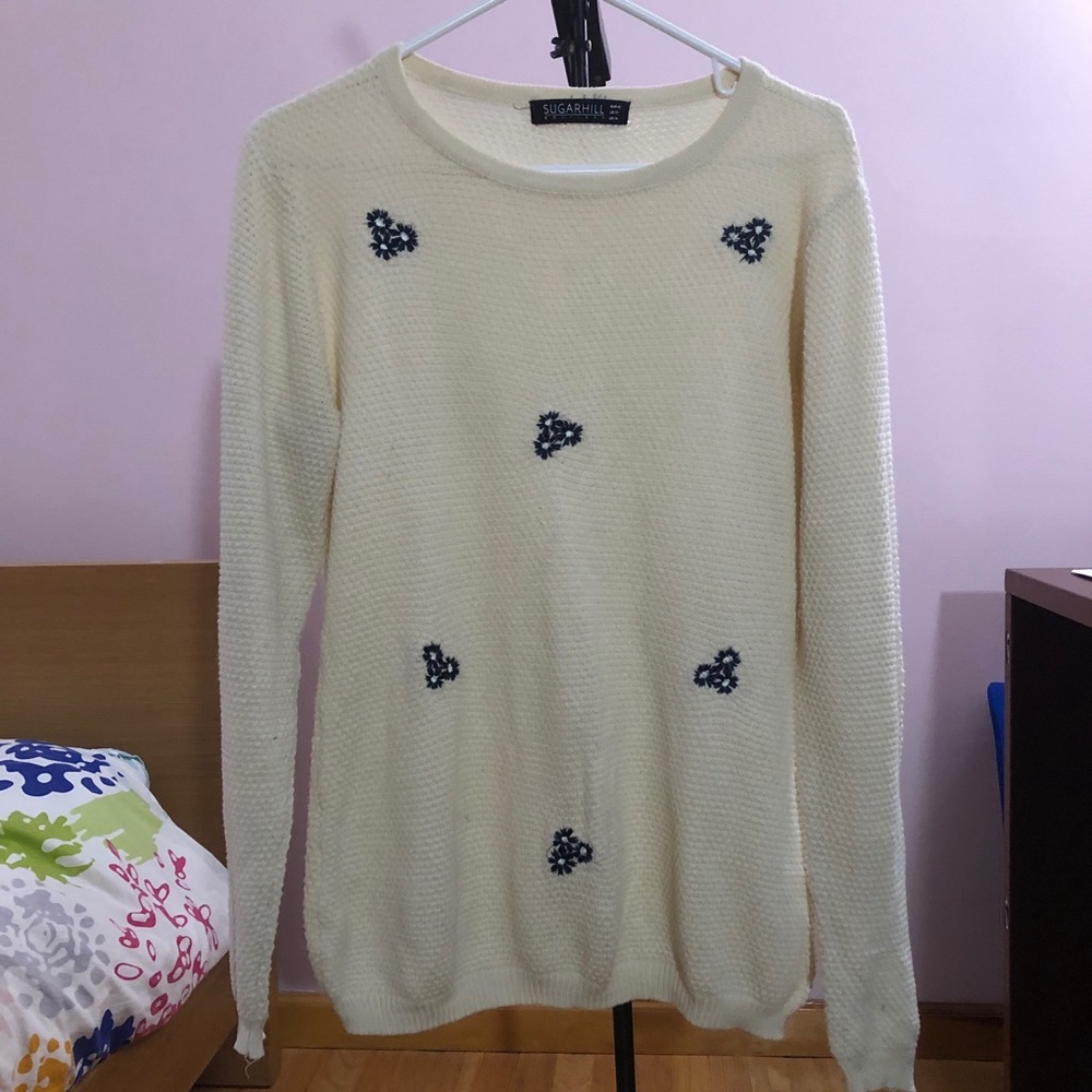 Cream sweater